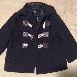 Boys pea coat lightly worn